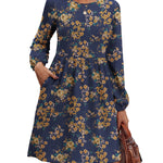Zeagoo Women's Casual Knit Sweater Dress with Pockets