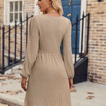 Zeagoo Women's Casual Knit Sweater Dress with Pockets