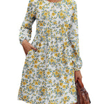 Zeagoo Women's Casual Knit Sweater Dress with Pockets