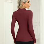 Zeagoo Womens Sweater Long Sleeve V Neck Ribbed Knit Tops