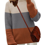Zeagoo Women's 2024 Fall Turtleneck Sweaters Loose Knit Pullover