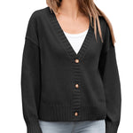 Zeagoo Women's Cropped Cardigan 2024 Fall Button Sweaters