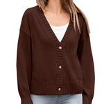Zeagoo Women's Cropped Cardigan 2024 Fall Button Sweaters