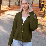 Zeagoo Women's Cropped Cardigan 2024 Fall Button Sweaters