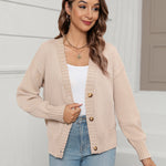 Zeagoo Women's Cropped Cardigan 2024 Fall Button Sweaters