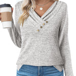 Zeagoo Women's Casual Tunic Tops Long Sleeve Shirts