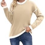 Zeagoo Sweaters for Women Fall Outfits Long Sleeve Knit Pullover Tops