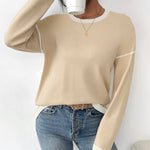 Zeagoo Sweaters for Women Fall Outfits Long Sleeve Knit Pullover Tops