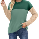 Zeagoo Sweaters for Women Fall Outfits Long Sleeve Knit Pullover Tops