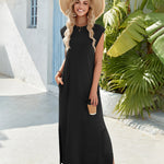 Zeagoo Women Floral Maxi Dress Summer Casual Sleeveless Sundress