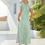 Zeagoo Women Floral Maxi Dress Summer Casual Sleeveless Sundress