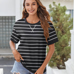 Zeagoo Womens Summer Tops Oversized Short Sleeve T Shirts
