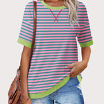 Zeagoo Womens Summer Tops Oversized Short Sleeve T Shirts