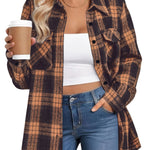 Zeagoo Zeagoo Casual Plaid Button Down Flannel Shirts for Women Casual Loose Business Casual 2026 | Under $40