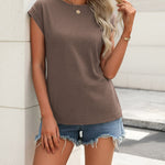 Zeagoo Effortless Style Cap Short Sleeve Tops for Women Casual Work Office Loose Fit 2026 | Under $25