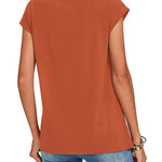 Zeagoo Effortless Style Cap Short Sleeve Tops for Women Casual Work Office Loose Fit 2026 | Under $25