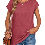 Zeagoo Effortless Style Cap Short Sleeve Tops for Women Casual Work Office Loose Fit 2026 | Under $25