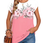 Zeagoo Effortless Style Cap Short Sleeve Tops for Women Casual Work Office Loose Fit 2026 | Under $25