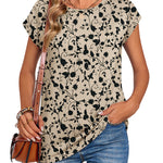 Zeagoo Effortless Style Cap Short Sleeve Tops for Women Casual Work Office Loose Fit 2026 | Under $25