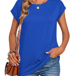 Zeagoo Effortless Style Cap Short Sleeve Tops for Women Casual Work Office Loose Fit 2026 | Under $25