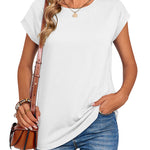 Zeagoo Effortless Style Cap Short Sleeve Tops for Women Casual Work Office Loose Fit 2026 | Under $25
