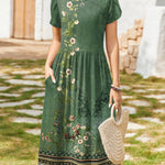 Zeagoo Women Short Sleeve Midi Dress with Pockets (US Only)