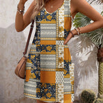 Zeagoo Loose V Neck Sleeveless Sundresses Swimsuit Coverup