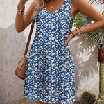 Zeagoo Loose V Neck Sleeveless Sundresses Swimsuit Coverup