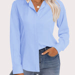 Zeagoo Women's Button Down Shirts Classic Fit Dress Shirt