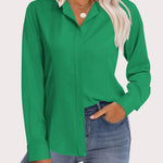 Zeagoo Women's Button Down Shirts Classic Fit Dress Shirt
