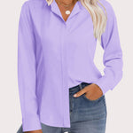 Zeagoo Women's Button Down Shirts Classic Fit Dress Shirt