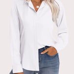 Zeagoo Women's Button Down Shirts Classic Fit Dress Shirt