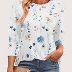 Zeagoo Women's Casual 3/4 Sleeve T-Shirts Cute Tunic Tops