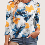 Zeagoo Women's Casual 3/4 Sleeve T-Shirts Cute Tunic Tops