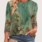 Zeagoo Women's Casual 3/4 Sleeve T-Shirts Cute Tunic Tops
