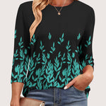 Zeagoo Women's Casual 3/4 Sleeve T-Shirts Cute Tunic Tops