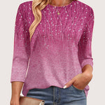 Zeagoo Women's Casual 3/4 Sleeve T-Shirts Cute Tunic Tops