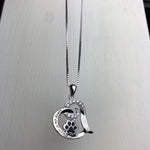Elegant Dog Memorial Necklace – Stainless Steel