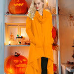 Zeagoo Women Pullover Hoodies Sweatshirt Long Sleeve High Low Sweater Oversize Top with Pocket (Us Only)