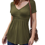 V Neck Tunic Tops - Zeagoo (Us Only)