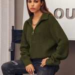 Zeagoo Long Sleeve Oversized Knit Sweater Tops