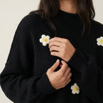 Luno - Sudadera Pullover con Flores