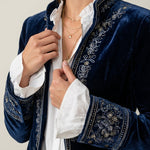 Nuria - Chaqueta Elegante de Terciopelo