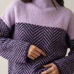 Nora - Jersey Elegante de Cuello Alto