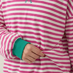 Isabella - Camiseta Manga Larga a Rayas con Cuello Redondo