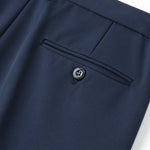 Warm Fleece-Lined Slim Fit Tapered Cropped Trousers