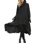 Zeagoo Women Pullover Hoodies Sweatshirt Long Sleeve High Low Sweater Oversize Top with Pocket (Us Only)