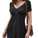 V Neck Tunic Tops - Zeagoo (Us Only)