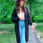 Zeagoo Women's 2023 Fall Winter Oversized Cardigan Long Sleeve Split Open Front Sweater Chunky Knit Long Duster