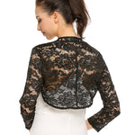 Zeagoo Women's Bolero Shrugs Crochet Lace Open Cardigan